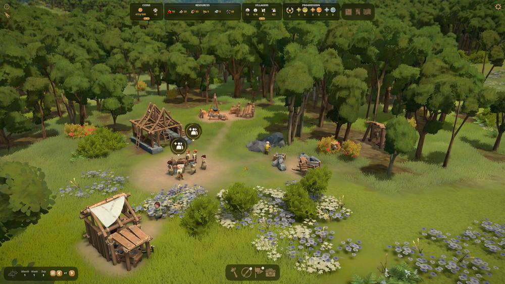 Foundationのゲーム画面