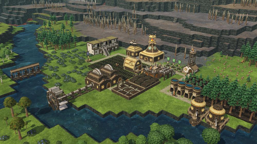 Timberbornのゲーム画面