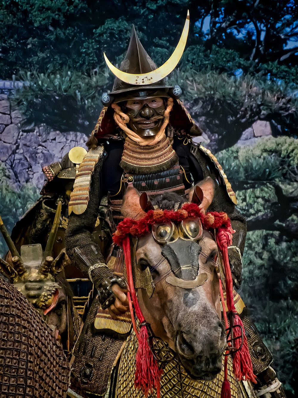 伊達政宗の弦月（三日月）前立兜 江戸時代の武将兜