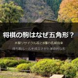 将棋の駒はなぜ五角形？木簡リサイクル説と8種の名前由来・持ち駒ルールの秘密を徹底解説