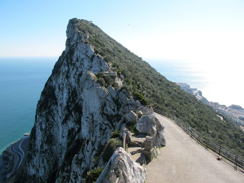 ジブラルタルの岩山