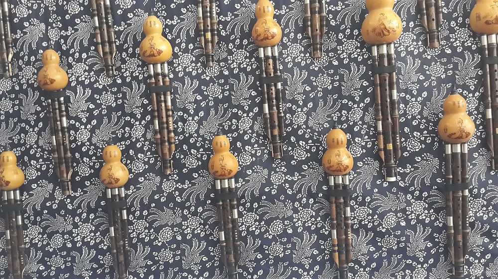 フルス（中国雲南省の瓢箪付き吹奏楽器）