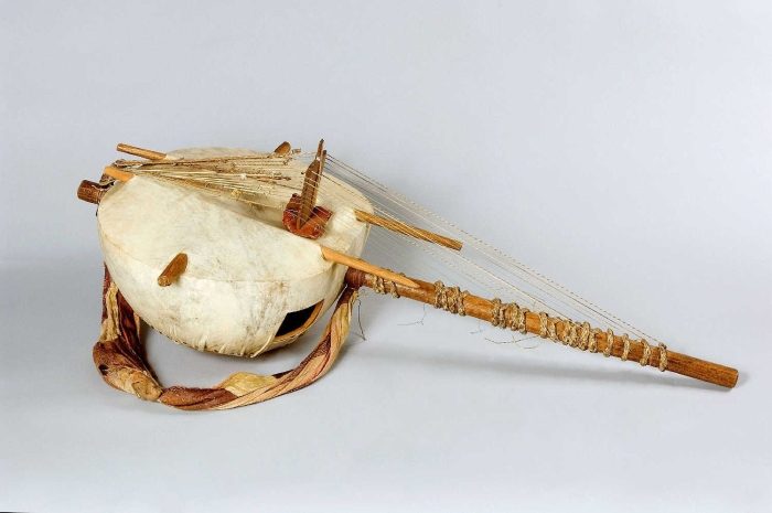 コラ（西アフリカの21弦ハープ型楽器）