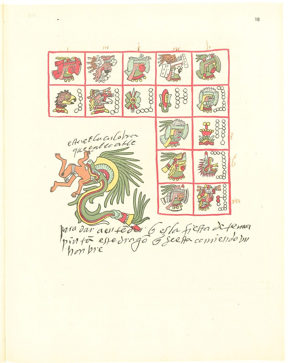 ケツァルコアトル 羽毛の蛇 絵文書