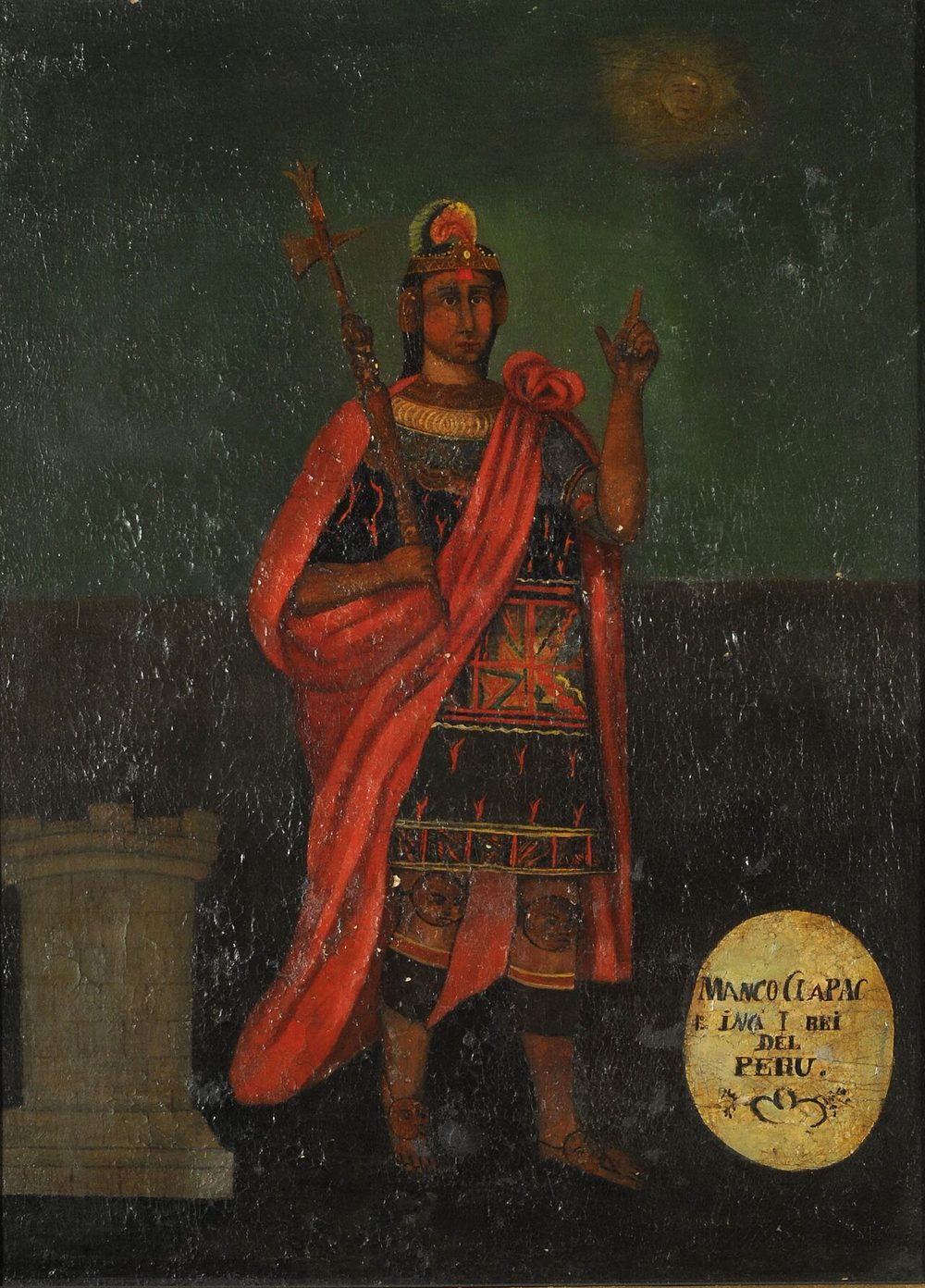 マンコ・カパック 初代インカ王 植民地絵画