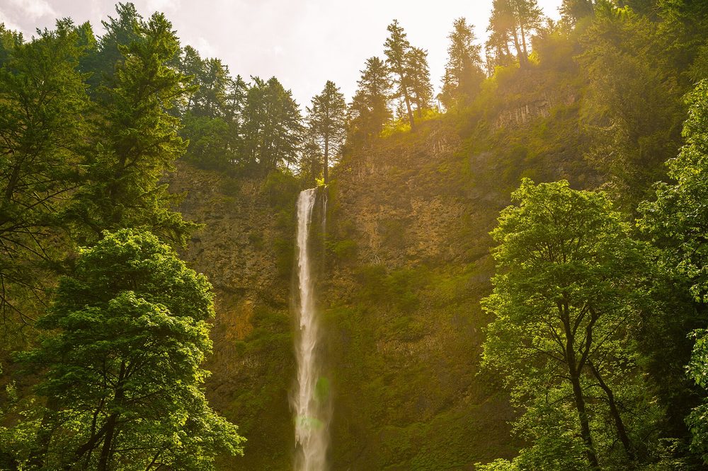マルチノマ滝（アメリカ・オレゴン）