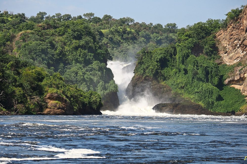 マーチソン滝（ウガンダ・ナイル川源流）