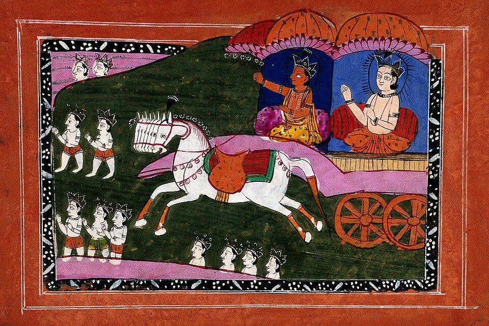 スーリヤ——7頭の馬が引く戦車で天空を駆ける太陽神