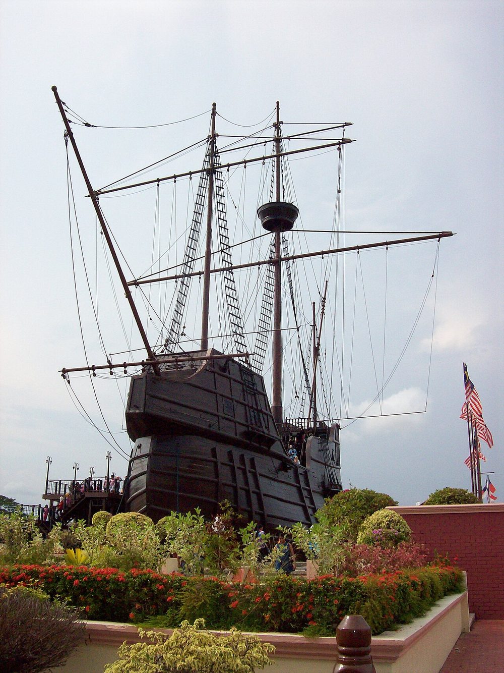 フロール・デ・ラ・マル号のレプリカ（マラッカ海洋博物館）