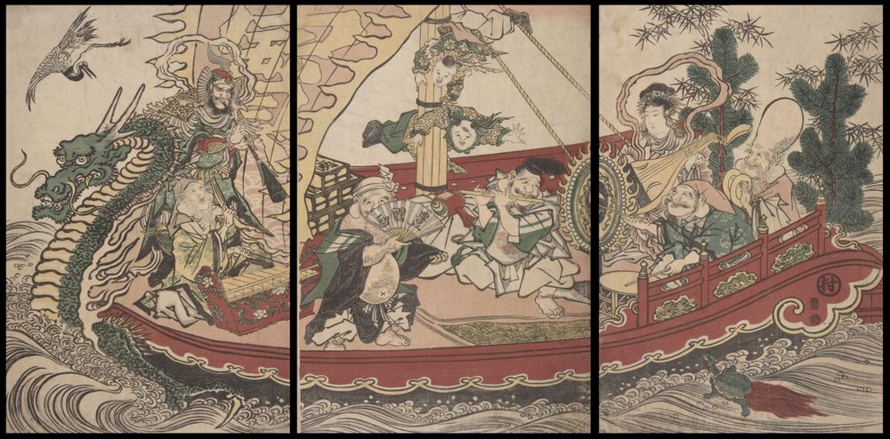 七福神宝船（浮世絵）