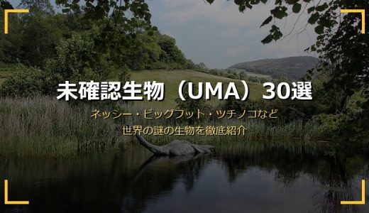 未確認生物（UMA）30選！ネッシー・ビッグフット・ツチノコなど世界の謎の生物を解説付きで一挙紹介