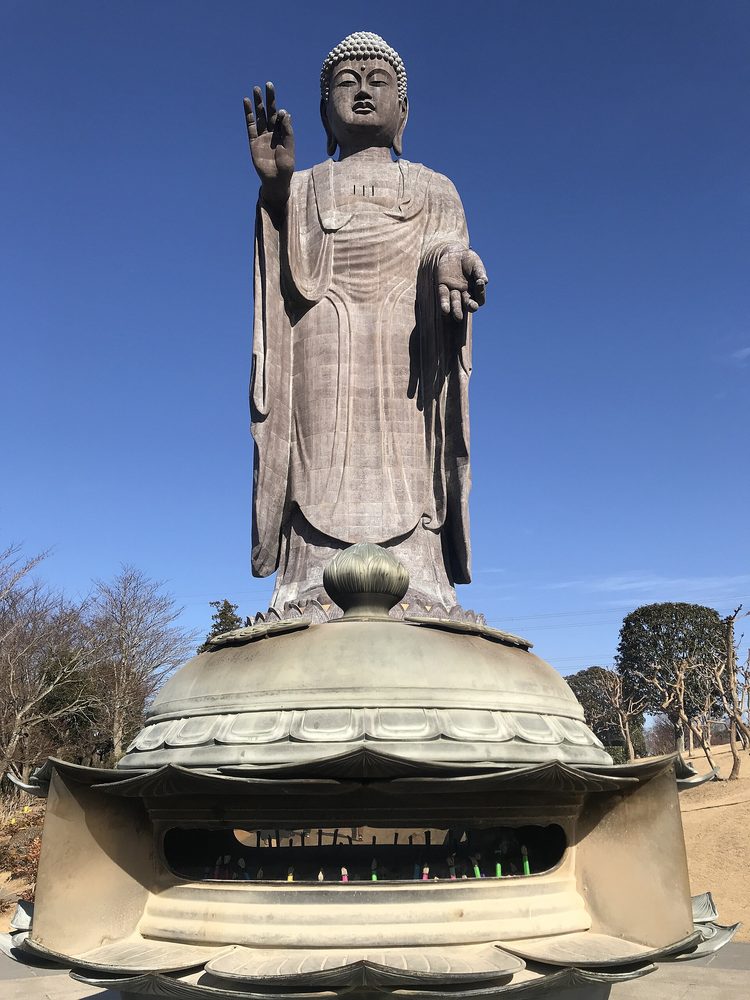 牛久大仏 茨城 世界最大級の青銅像