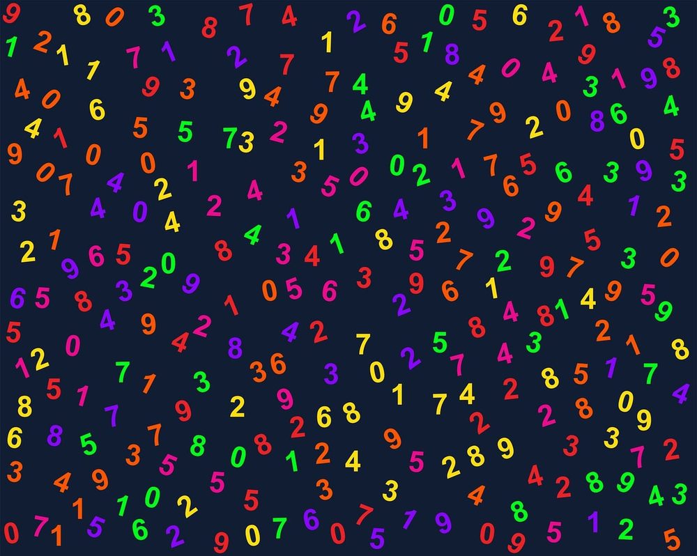 数列の数学クイズのイメージ（並んだ数字）