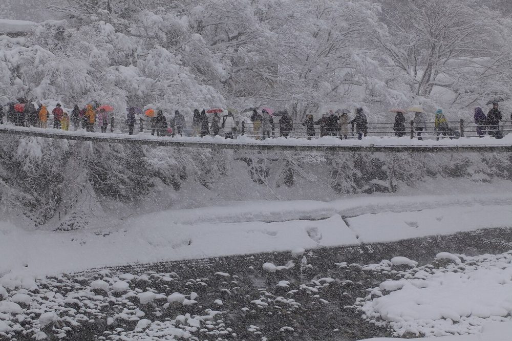 雪景色の白川郷（二十四節気の冬）