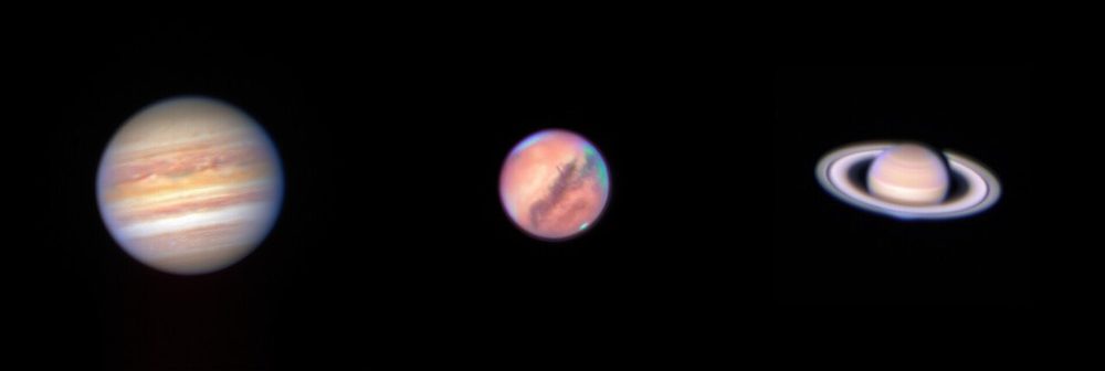 七曜のもとになった惑星（木星・火星・土星）