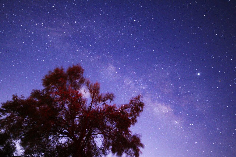 満天の星空と天の川